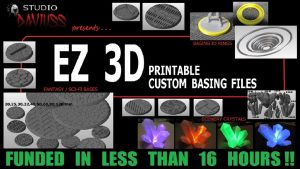 EZ 3D Printable custom Base Files