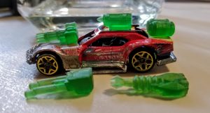 Hotwheels Car with Photon Printed Weapons