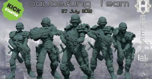 HeresyLab - The Sauberung Punisher Squad Miniatures and STL