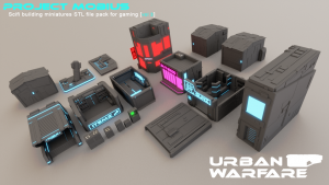 3D Printable Scifi Structures for Tabletop Gaming Vol 3