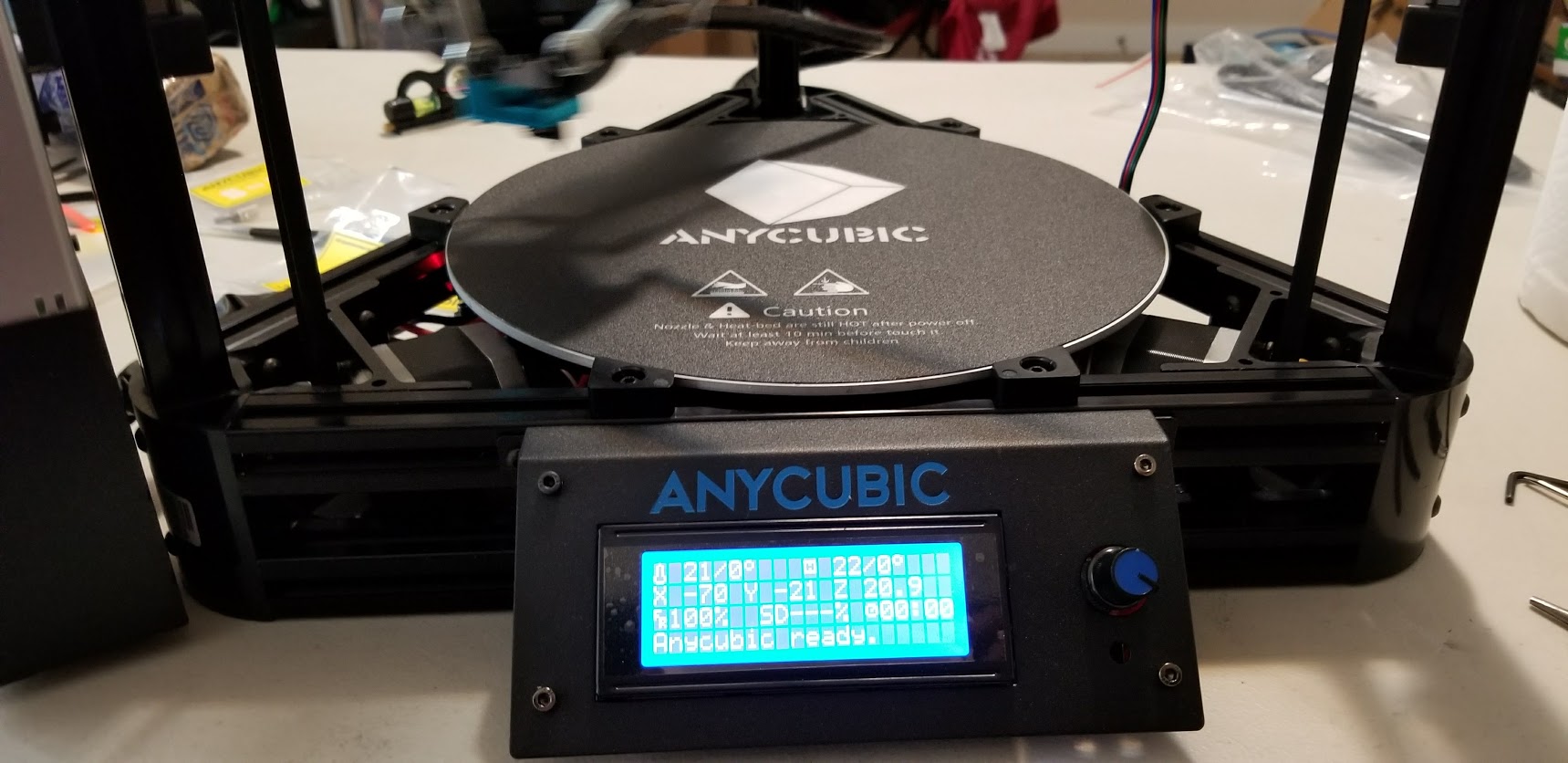 Anycubic Kossel Up and Running