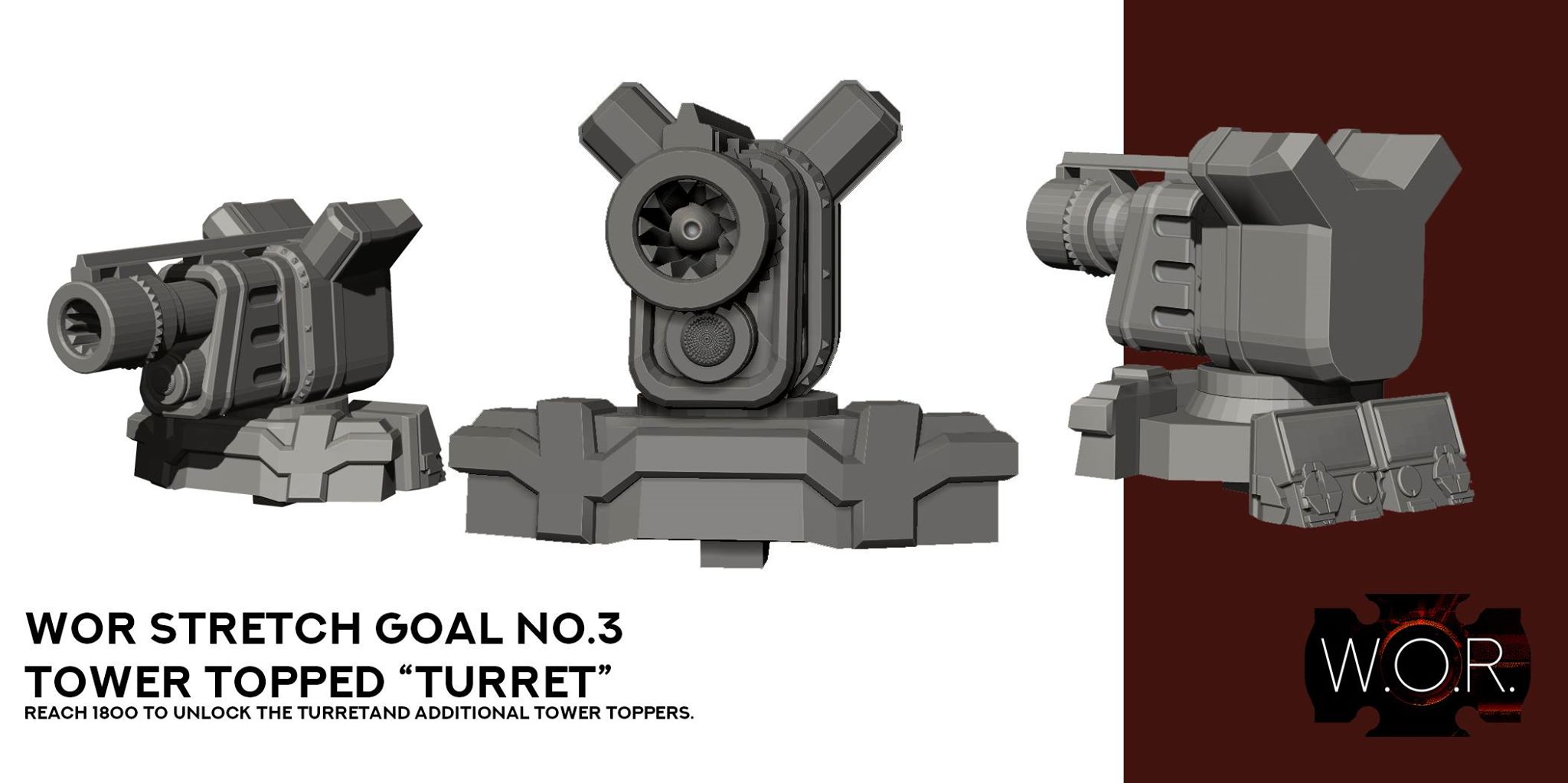 Tower Topped "Turret" - Unlocked stretch Goal