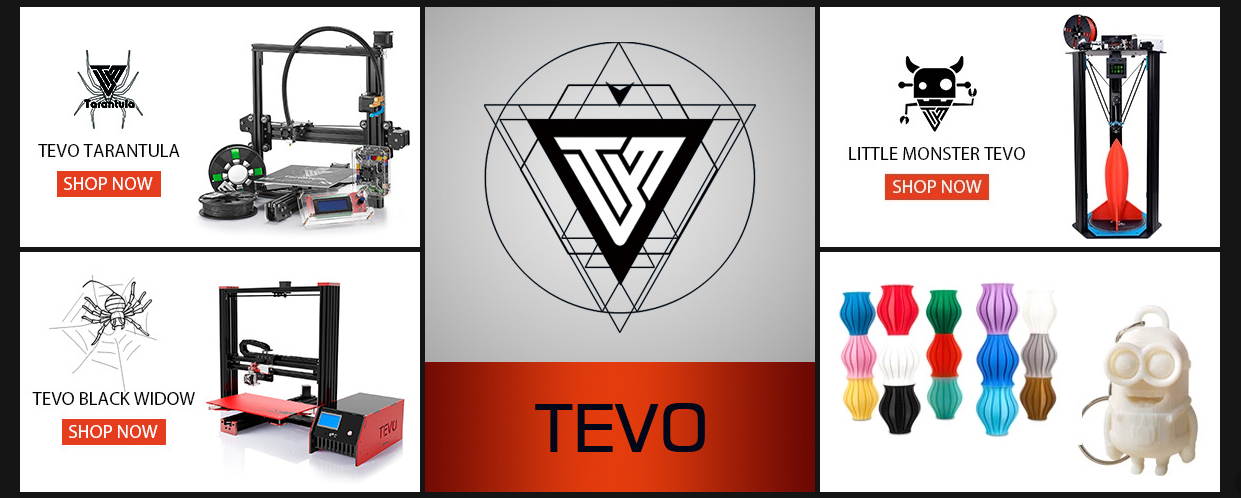When buying Tevo printers, please use code: “Kevin USA -TEVO printers”