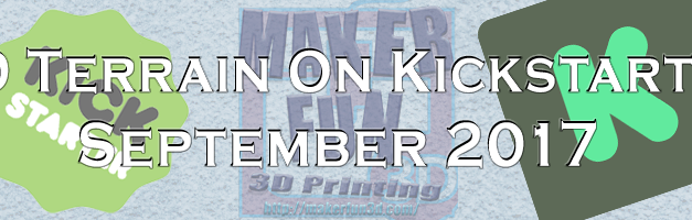 3D Printable Terrain on Kickstarter – September 2017