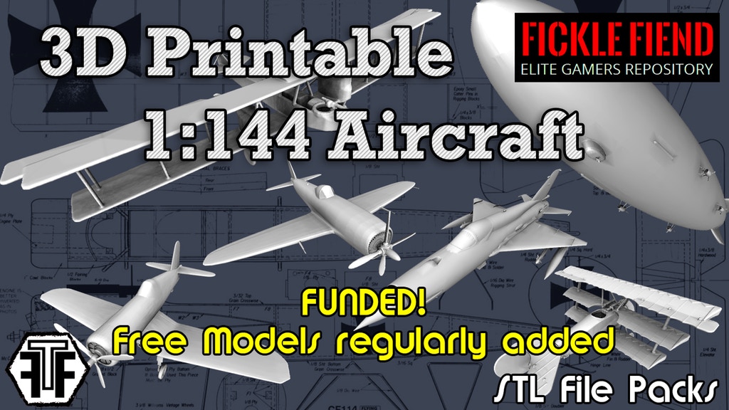 3D Printable Aircraft (1144 Scale STL Files for Gaming) » 3D Printing