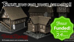 Medieval Scenery - 3D Printable Terrain and Props