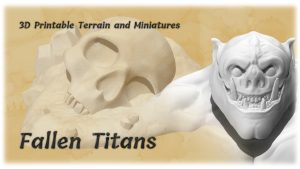 The Fallen Titans Terrain and Miniatures