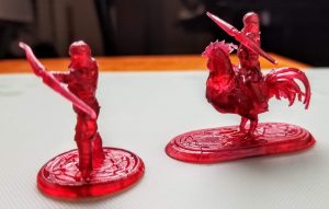 Archer in Red Resin