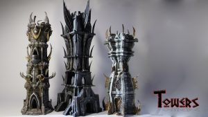 3D Printable Fantasy Towers
