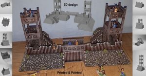3D Printable Roman Fort