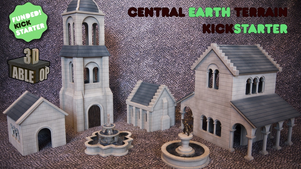 Central Earth 3D Printable Terrain » 3D Printing for Gaming and More