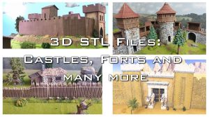 3D printable Castle and Forts parts - OpenLOCK - (STL Files)