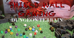 Shield Wall Gaming Terrain: Dungeons Set - STL