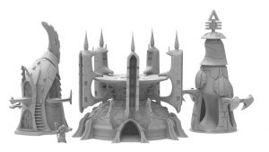 3D Printable Space Elf Buildings