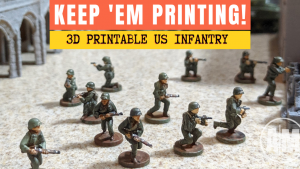 Alloy Models: 3D Printable WWII US Miniatures
