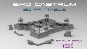 Exo castrum - 3d printable terrain