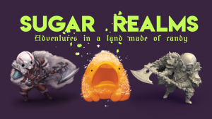 Sugar Realms: Candy Golem STL files and a new 5e race