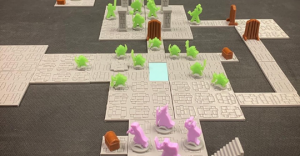 Meepleverse: Simple 3d printable miniature and terrain designs that will quickly bring your games to colorful, 2.5-D life!