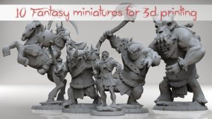 Fantasy miniatures Vol1