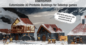 Townsmith - Customizable 3D Printable Fantasy Buildings