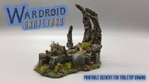 Wardroid Graveyard - 3D Printable Scenery