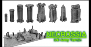 3rD Army Terrain: Necrossia - 3D Printable Terrain