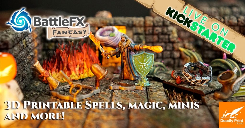 BattleFx Fantasy: 3D Printable Spells, Magic, props and more