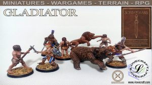 3D Printable STL Miniature Files and Terrain for your Table Top Role Playing Games. Featuring Gladiators and Epic Historic Terrain.