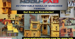 Modu-FAB - 3d Printable Wargames Terrain