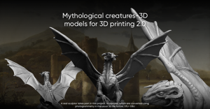 Mythological creatures-3D models for 3D printing 2.0