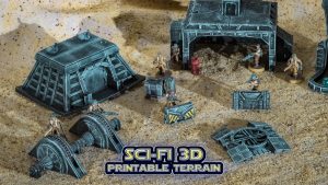 Sci-fi 3d Printable Terrain