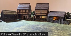 Village of Verrell: a 3D printable STL village
