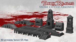 Stone City of Arkenfel 3D printable terrain
