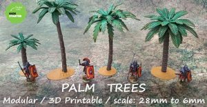 3D Printable Palm Trees