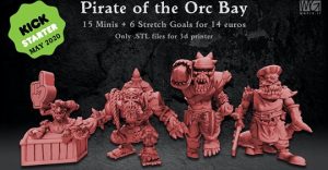 Pirate of the Orc Bay - 3D Printable Miniatures