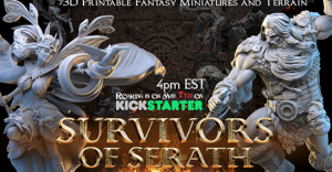 Survivors of Serath – 3D Printable Fantasy Miniatures