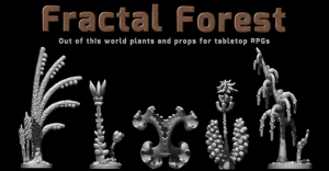 Fractal Forest - 3D printable models