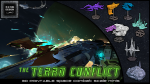 The Terra Conflict - 3D Printable Tabletop Models
