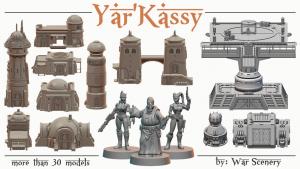 Yar'kassy - Sci-Fi Desert City and Stronghold
